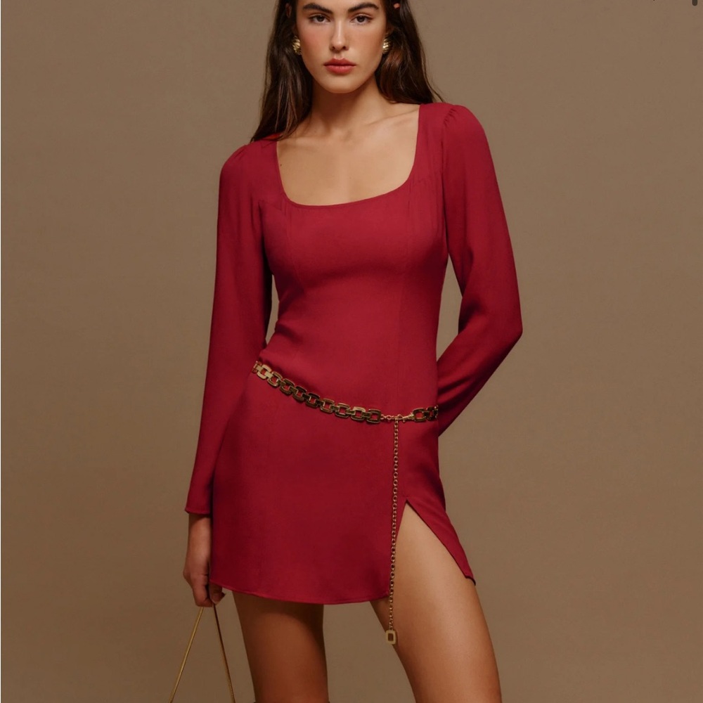 NWT REFORMATION Eleny Dress, Sangre, size 4